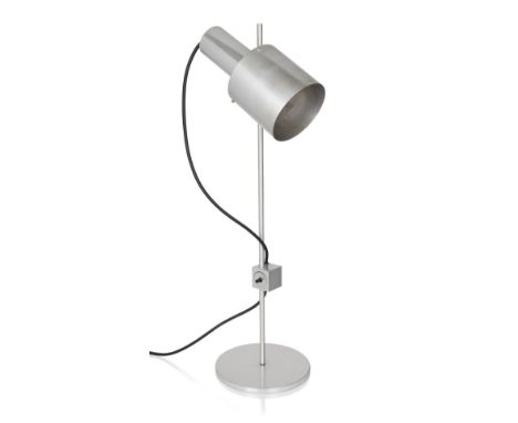 Peter Nelson (1928-2009) for Architectural Lighting Ltd, Adjustable table lamp, circa 1967, Aluminium, electrical fittings, M