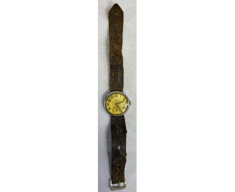 VINTAGE TUDOR GENT'S WRISTWATCH - circa 1928, case back interior stamped 'R W C Ltd', the dial marked 'P Orr &amp; Sons, Madr