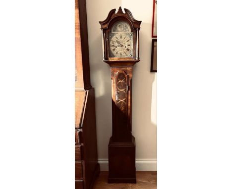 SMALL SIZED 19th CENTURY LONGCASE CLOCK, APPROXIMATELY 163cm HIGH, HOOD WIDTH APPROXIMATELY 33cm