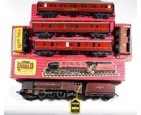 Hornby Dublo 2-rail BR (LMR) 4-6-2 tender locomotive City of London (2226), RN46245 in lined maroon livery, boxed, with packi