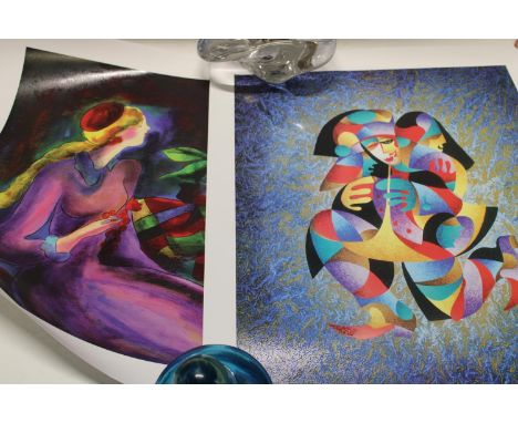 Two signed contemporary prints 