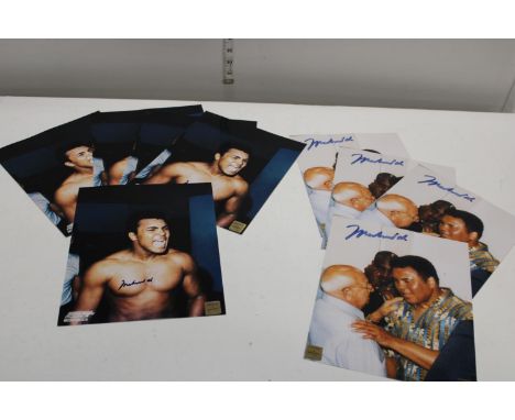 A job lot of Muhammad Ali boxing prints 