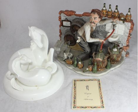 A Royal Doulton ceramic figure-group 'The Gift of Life' modelled as Mare and Foal by Russell Willis from the 'Images of Natur