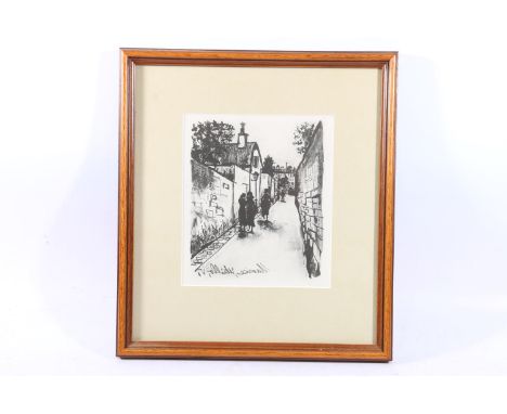 MAURICE UTRILLO (French, 1883-1955) *ARR*&nbsp; La Chaumiere Henri IV Montmartre&nbsp; Lithograph, signed in reverse in the s