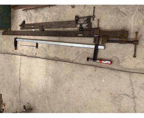 THREE SASH CLAMPS 