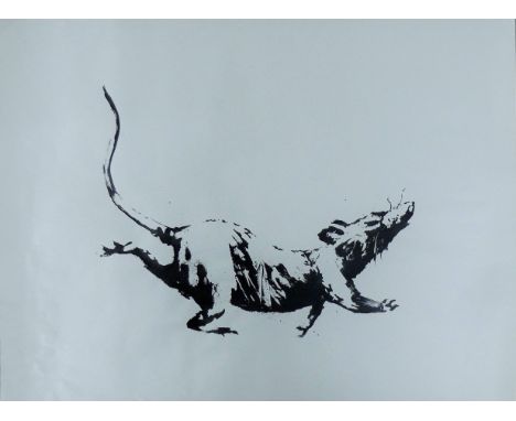 BANKSY (born 1974) British (AR), Clockwork Rat, screenprint on paper (together with the copy of a parking ticket).  These wer