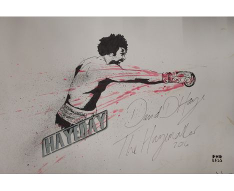 ENDLESS (British), Hayeday, limited edition hand embellished print, numbered 24/35, signed in margin, unframed. 109 x 82 cm.