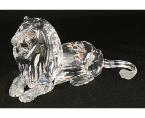   Swarovski jaarlijks item 1995 "Inspiratie Afrika" De Leeuw In goede staat compleet met originele doos. Geschatte opbrengst: