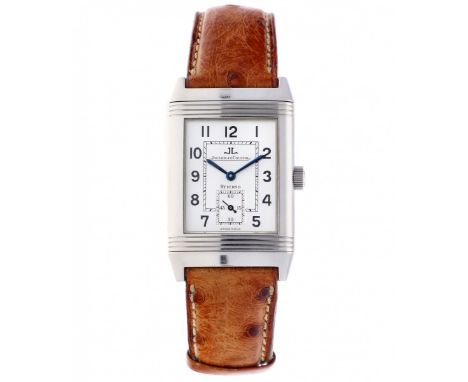   Jaeger-LeCoultre Reverso 270.8.62 - Herenhorloge - ca. 2005 kast: staal - band: leer - handopwindbaar - doos en documenten 