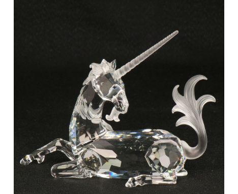   Swarovski Jaarlijks item 1996 "Fabelachtig Dierenrijk" de Eenhoorn Deze jaarlijkse editie uit 1996, ''Eenhoorn'' is het eer