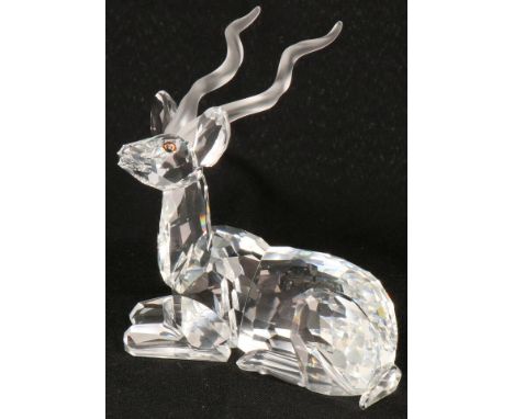   Swarovski jaarlijks item 1994 "Inspiratie Afrika" de Koedoe In goede staat met certificaatH: 10 cm. Geschatte opbrengst: € 