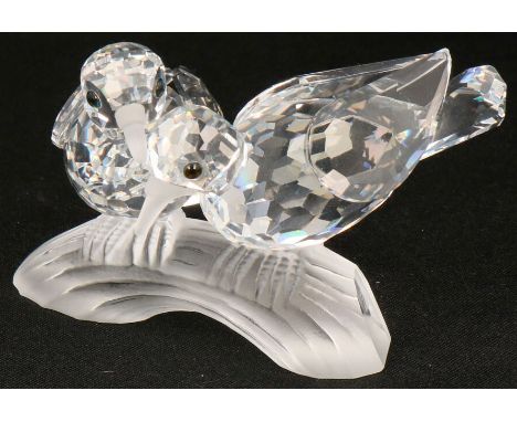   Swarovski jaarlijks item 1989 tortelduiven In goede staat zonder originele doos. Geschatte opbrengst: € 40 - € 150.        