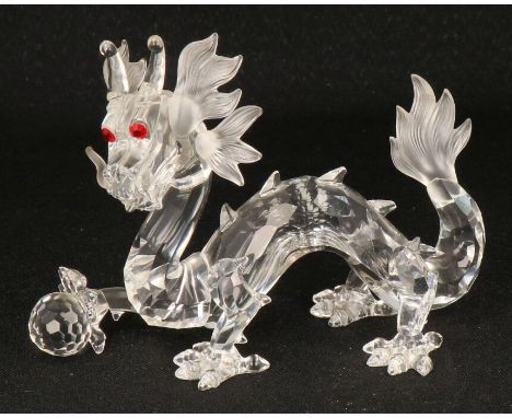   Swarovski Jaarlijks item 1997 "Fabelachtig dierenrijk" De Draak Deze jaarlijkse editie uit 1997, ''Draak'' is het tweede ja