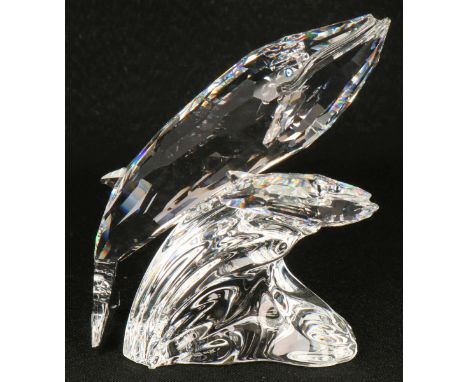   Swarovski jaarlijks item 1992 "Zorg voor mij" De Walvissen In goede staat compleet met originele doos. Geschatte opbrengst: