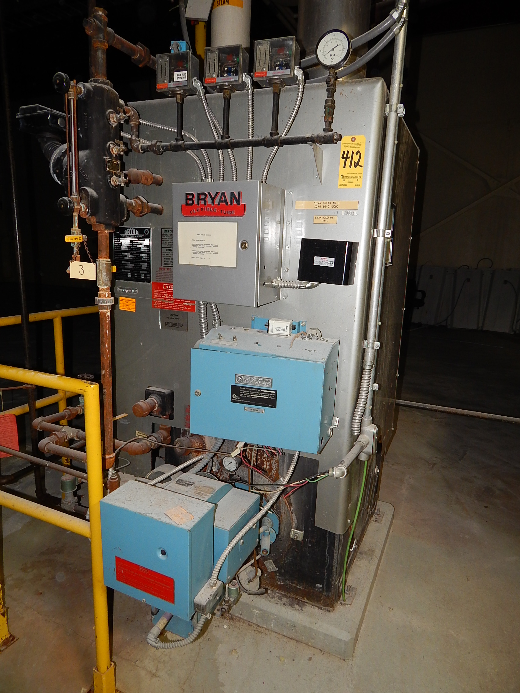 Bryan Flexible Tube Series Steam Boiler Model CL90S15FDO, New in