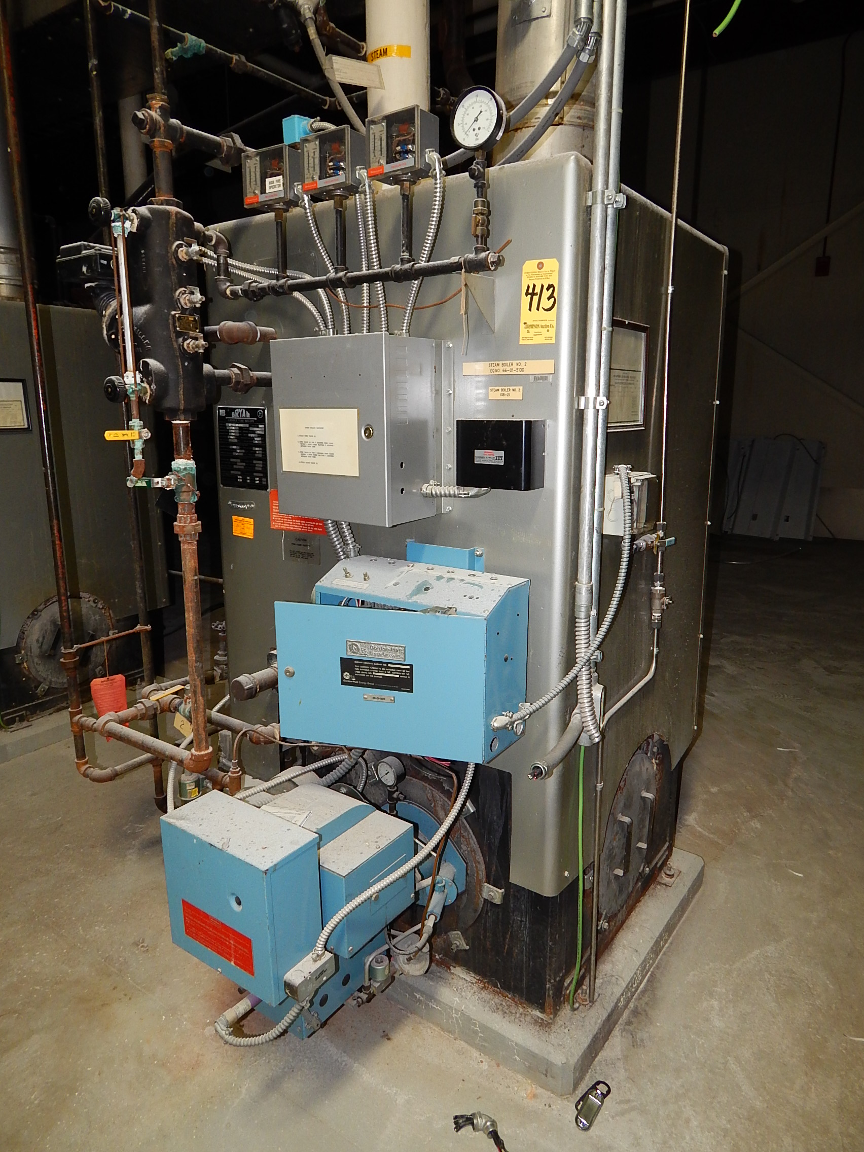 Bryan Flexible Tube Series Steam Boiler Model CL90S15FDG, New in