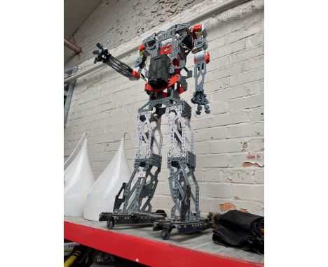 A plastic Meccano robot figure - over 3 feet tall 