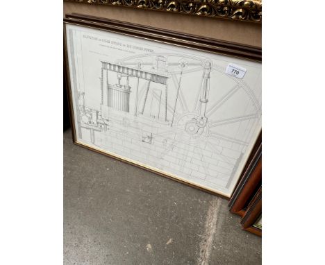 3 steam engine drawings. 