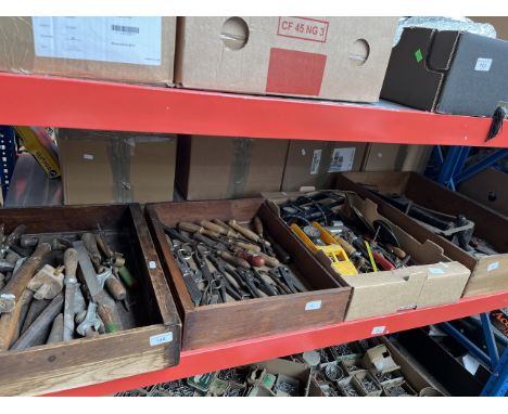 4 boxes of hand tools 