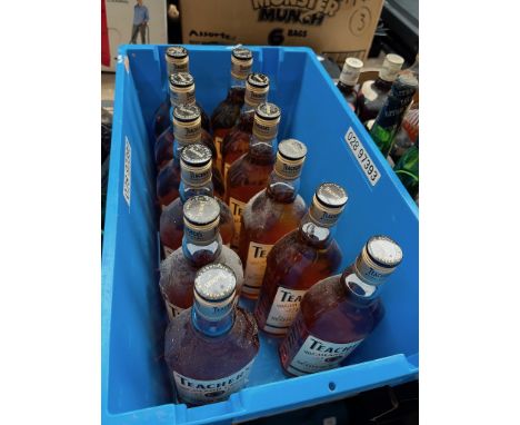Twelve bottles Teachers Whisky 