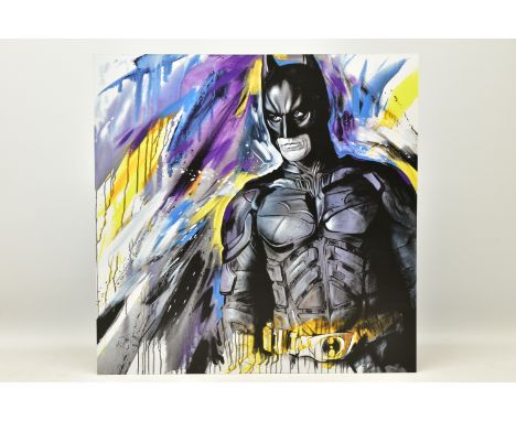 JEN ALLEN (BRITISH 1979) 'SILENT GUARDIAN' a limited edition print of Batman 26/195, signed lower left with certificate, appr