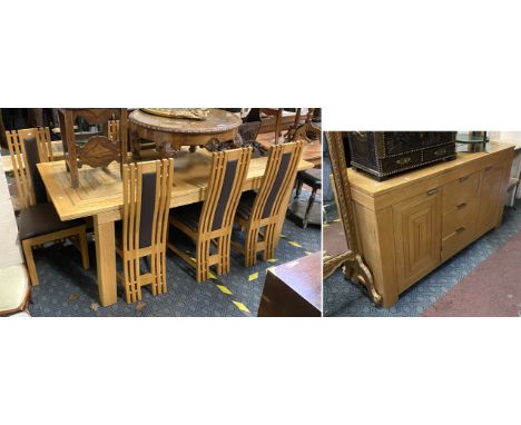 LIGHT OAK DINING SUITE