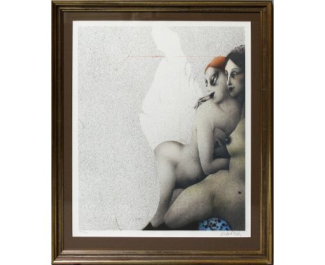 Wunderlich, Paul (1927 Eberswalde- St.-Pierre-de-Vassols 2010)"Türkisches Bad". Farblithographie/Rives, re. u. mit Bleistift 
