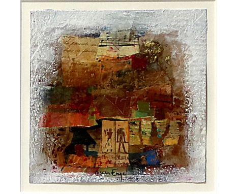Engel, Nissan (1931 Israel 2016)Ohne Titel - Komposition. Mischtechnik, mittig u. sign. Ca. 20x 20 cm. PP., R. 