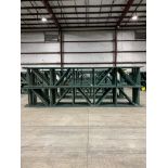 (29x) Interlake New-Style Teardrop Uprights, 42" Deep X 21' Tall, 3" X 1-5/8" Posts, 3" X 3" Foot Pl