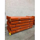 (140x) 96" Long X 3.25" Tall Teardrop Beams, 2-Tab ($60 Loading Fee will be added to Winning Bidder'