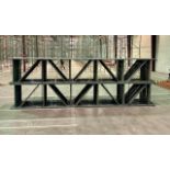 (22x) Interlake New-Style Teardrop Uprights, 48" Deep X 25' Tall, 3" X 1-5/8" Posts, 7-3/4" X 3-1/2"