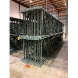 (30x) Interlake New-Style Teardrop Uprights, 48" Deep X 25' Tall, 3" X 1-5/8" Posts, 7-3/4" X 3-1/2"