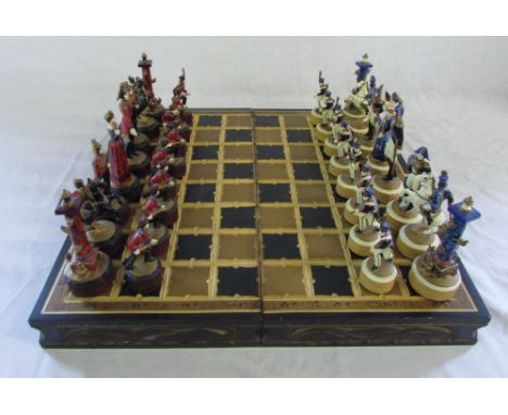 Chess set with Napoleonic figures