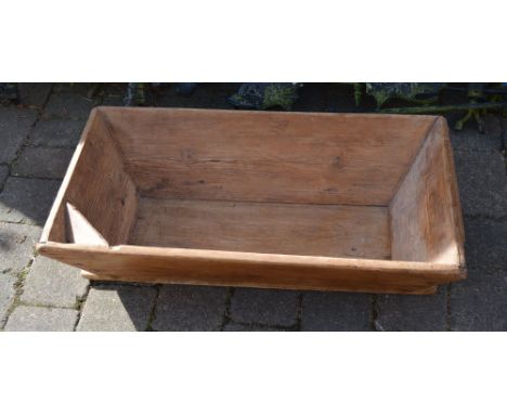 Wooden trough
