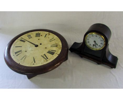 Dial wall clock (af) and a mantle clock
