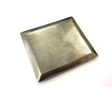 A silver cigarette case, Birmingham marks  CONDITION REPORT: 149.5g