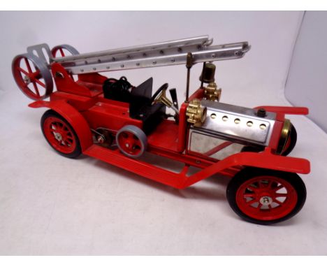 A Mamod steam vintage fire engine 