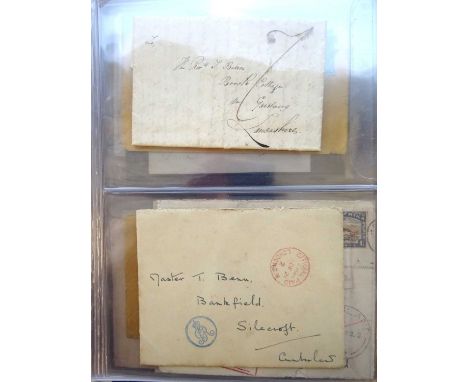 Worldwide Philatelic chaos in two grocer's boxes, with several vintage schoolboy albums particularly an oblong 'Improved' wit