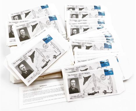 A group of identical RAF first day covers, for Roy Chadwick aircraft designer 1893-1947. (1 tray)