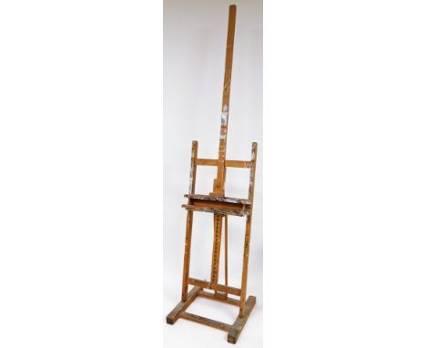 An artist's easel, used by Terry Shelbourne.