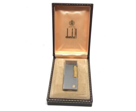 Boxed dunhill cigarette lighter 