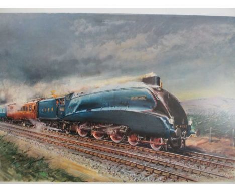 Terence Cuneo (British, 1907-1996) three limited edition prints, 'Flying Scotman' 751/850; 'Mallard' 751/850' and 'Duchess of