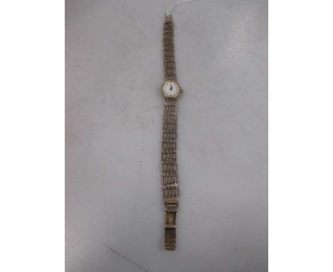 Rotary - A lady's 9ct gold quartz wristwatch, gross weight 14.9g (glass missing)