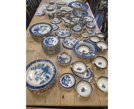 A part boothes old willow part dinner and tea service