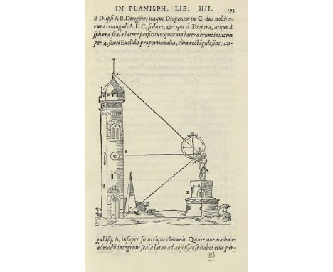   Physik - - Juan de Rojas Sarmiento. Commentariorum in astrolabium quod planisphaerium vocant, libri sex. Mit zahlr. Holzsch