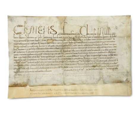   Papsttum - - 1342-1394, eigtl. Robert Graf von Genf, der "Henker von Cesena") Clemens VII. (Gegenpapst. Abendländisches Sch