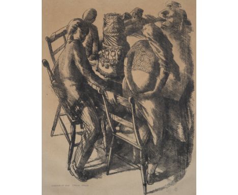 Stanley Spencer (1891-1959)Marriage of CanaLithograph, 1953, numbered from the posthumous edition of 75, printed and publishe