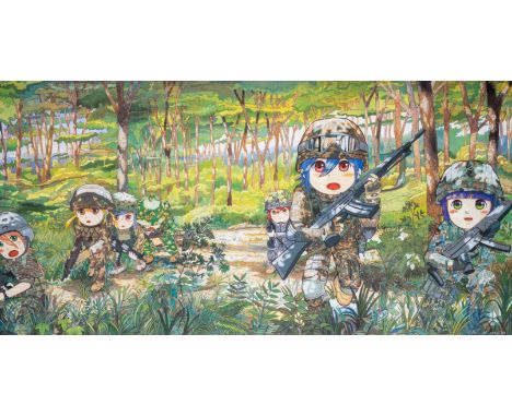 Mr (b.1969)Starting OverOffset lithograph printed in colours, 2008, signed and dated in silver ink, numbered from the edition