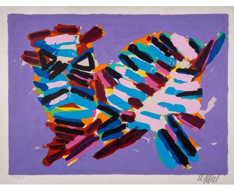 Karel Appel (1921-2006)Innocent Cat, from the Cats PortfolioLithograph printed in colours, 1978, signed in pencil, numbered f