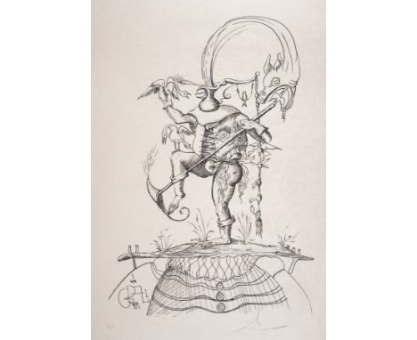 Salvador Dalí (1904-1989)Untitled, from Les Songes drolatiques de Pantagruel (Field 73-7-T; M&L 1420d)Lithograph, 1973, signe